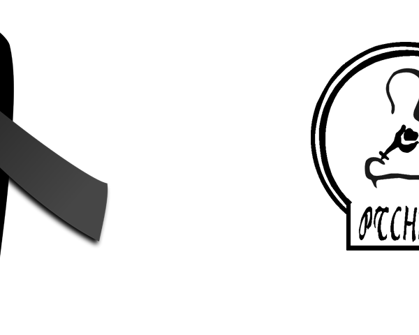 logo i czarna wstążka