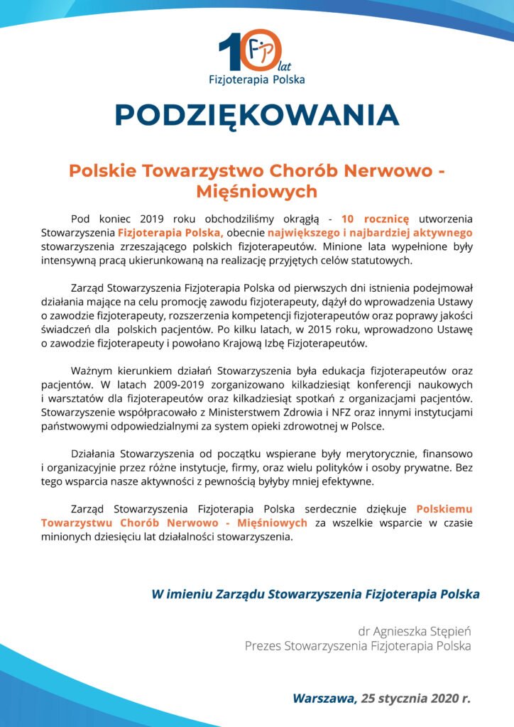 podziękowanie